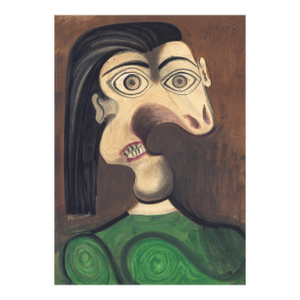 1954 Pablo Picasso Lithograph "La Guerre Il" (Portrait of Dora Maar Il)