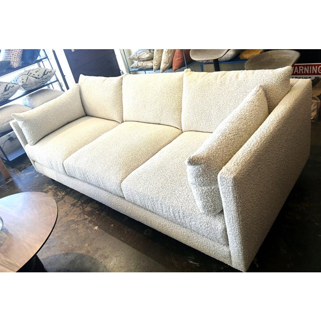 DesignXQ Bixby Boucle Sofa For Sale - Image 4 of 7