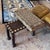 Art Deco Vintage Marquetry Wood and Mother of Pearl Inlay Folding Game Table For Sale - Image 3 of 10