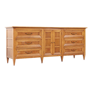 Tomlinson Sophisticate Mid Century Walnut Lowboy Dresser