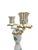 Gold Handpainted Apponyi Green 7915 Double Candleholder from Herend, Hungary, 1960s For Sale - Image 8 of 10