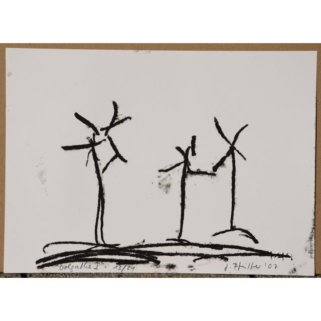 Johannes Pfeiffer, Golgotha I, 2007, Monotype For Sale - Image 4 of 11