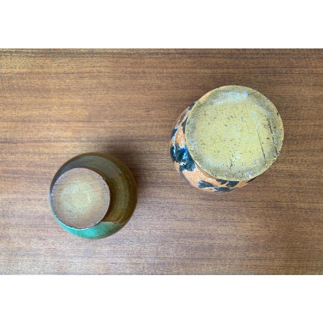 Art Deco Ceramic Vases, Germany, Set of 2 For Sale - Image 4 of 14