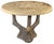 Mid 20th Century French Cast Stone Faux Bois Two Piece Garden Table For Sale - Image 5 of 5
