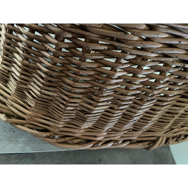 Basket with Large Handle, 1890s For Sale - Image 5 of 13