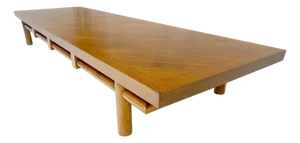 Gibbings for Widdicomb Light American Walnut Giant 9.5' Long Coffee Table