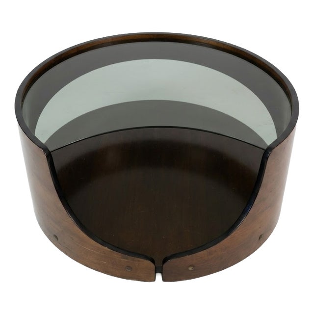 Vintage Coffee Table in Glass, 1960s For Sale