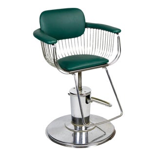 Warren Platner Refurbished Barber Chair For Sale