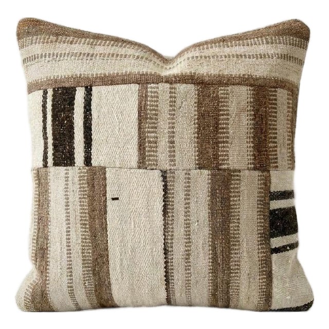 Turkish Kilim Pillow Cover 20'' X 20'' For Sale
