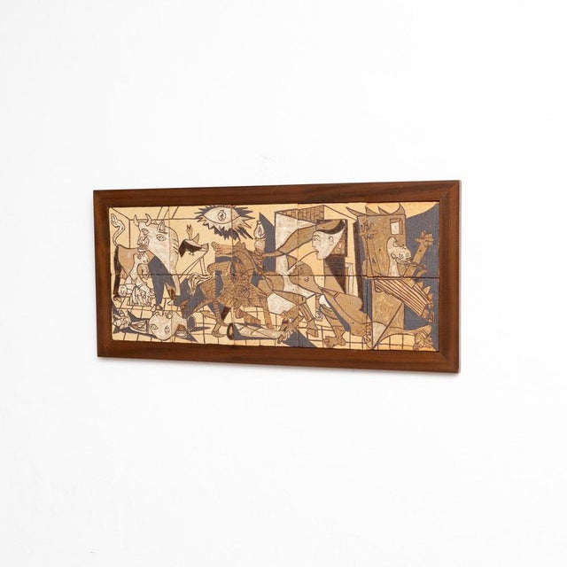 Modern Tribute to Picasso's Guernica, 1960s, Ceramic For Sale - Image 3 of 18