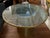 Metal Steve Chase Design Crackle Glass and Brass Dining Table For Sale - Image 7 of 12