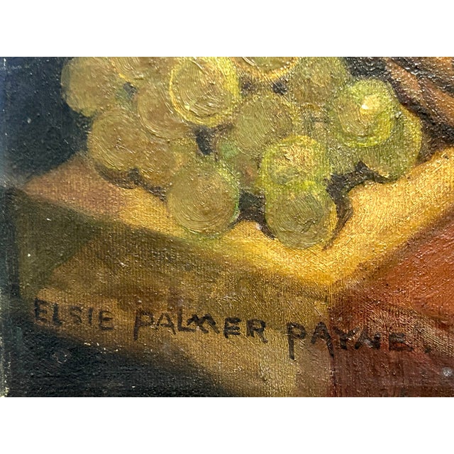 Elsie Palmer Payne, Still Life With Fruit, Oil on Canvas, C. 1930s For Sale - Image 10 of 18