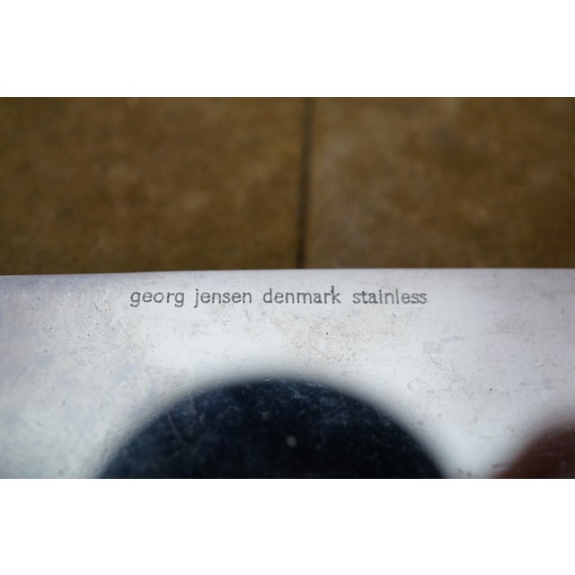 Early 20th Century Early 20th Century Danish Georg Jensen Acanthus Dronning Sterling Silver Cake & Cheese Knives For Sale - Image 5 of 12