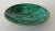 Vintage: C.1950's-60's, Malachite honed, with bronze trimmed coved decorative bowl, catchall piece. This may be utilized...