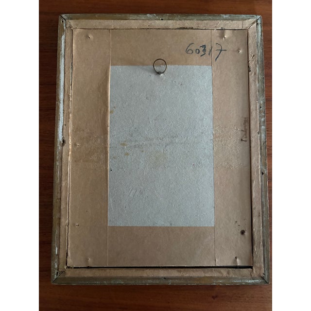 Vintage Graphite Figure Study of Nautical Subject – Wood Frame For Sale - Image 4 of 5