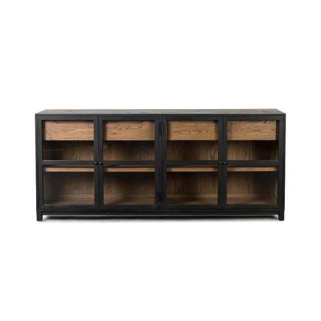 Four Hands Millie Large Sideboard, Matte Black For Sale In Austin - Image 6 of 12