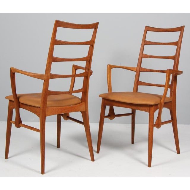 Armchair Model Lis in Oak by Niels Koefoed, 1960s, Set of 2 For Sale - Image 9 of 10