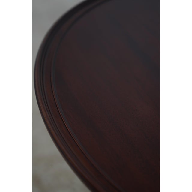 Stickley Colonial Williamsburg Wa-1010 Mahogany Round Table For Sale In Philadelphia - Image 6 of 13