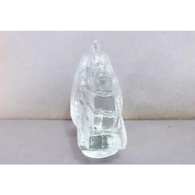 Glass Hen Paperweight by Pukeberg, 1970s For Sale - Image 6 of 11