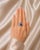 Art Deco 1970s 18K White Gold Designer Sapphire Diamond Wire Leaf Filigree Band Ring, Size 7.5 For Sale - Image 3 of 3