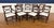Brown Set of Eight Adams Style Mahogany Dining Chairs by Leighton Hall - Showroom Samples For Sale - Image 8 of 14