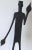 Late 20th Century Late 20th Century Wrought Iron Walking Man and Shadow Bookends - a Pair For Sale - Image 5 of 13