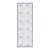 Rug & Kilim’s Scandinavian-Inspired Runner Rug, Gray and Blue Geometric Patterns For Sale