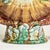 Goldenrod Antique Italian Majolica Centerpiece With Mermaids For Sale - Image 8 of 12