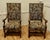 Late 19th Century French Arts and Crafts Gothic Walnut Library Chairs, 1880, Set of 2 For Sale - Image 5 of 15