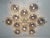 Metal 21st Century Beehive Polished Brass Smoky Bubbles Murano Flush Mount by Fabio LTD For Sale - Image 7 of 8