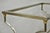 Vintage Directoire Maison Jansen Style Steel & Brass Marble Top Console Table For Sale - Image 17 of 18
