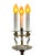 1910s Candleabra Floor Lamp With Lion Heads in Solid Cast Brass #2612 For Sale - Image 4 of 11