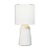 Visual Comfort Barbara Barry by Visual Comfort Studio Vessel Medium Table Lamp in New White For Sale - Image 4 of 4
