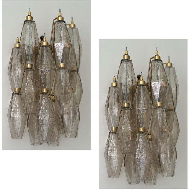 Murano Glass Corridor Wall Lamps, Set of 2 For Sale - Image 9 of 9