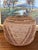 This vintage handwoven lidded basket is a finely executed example of traditional Southeast Asian basketry, likely...
