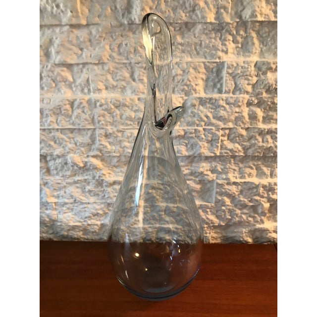 Per Lutken Holmegaard Extra Large Mid-Century Modern Duckling - Duck Bill Vase by Per Lutken for Holmegaard - 1960 For Sale - Image 4 of 8