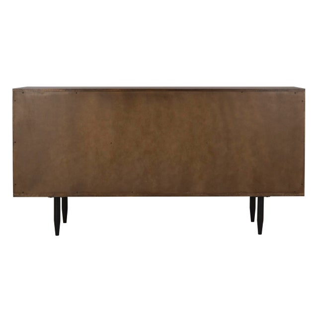 Hall Brass Sideboard in Dark Brown For Sale - Image 4 of 9