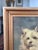 Textile Antique 19th Century Victorian Oil Painting Portrait of a Terrier Dog For Sale - Image 7 of 14