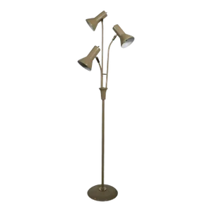 Classic Mid Century Tri Arm Floor Lamp Att. To Gerald Thurston C 1950/1960's