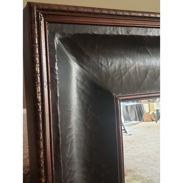 Brown Large Howard Elliott Collection Decorative Mirror For Sale - Image 8 of 12