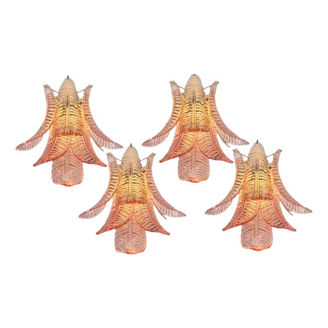 Italian Murano Sconces, 1990s, Set of 2 For Sale