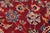 1980s Medallion Red/Blue Wool Rug - 10'0'' X 13'1'' For Sale - Image 5 of 10