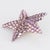 Glass Richard Kerr Pastel Pale Mauve Jeweled Star Clip-on Earrings For Sale - Image 7 of 8