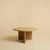 Contemporary Round Oak Coffee Table by Lebanto For Sale - Image 3 of 6