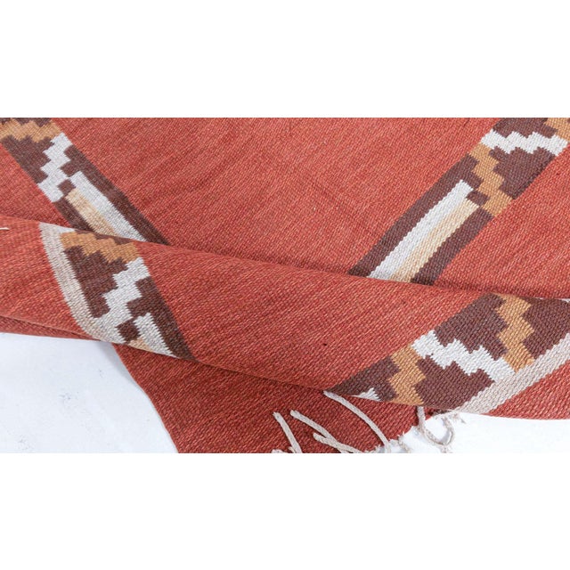 Mid 20th Century Doris Leslie Blau Vintage Art Deco Swedish Flat Weave Rug For Sale - Image 5 of 8