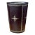 Mid-Century Tooled Oxblood Leather Wastebasket For Sale