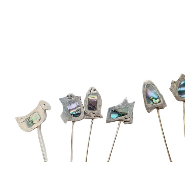 Art Deco Silver Herring Forks, Greece, 1960s, Set of 12 For Sale - Image 9 of 14