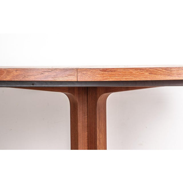 Large Danish Teak Model HM 55 Dining Table by John Mortensen for Dyrlund, 1960s For Sale - Image 13 of 18