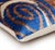 Handmade Velvet Ikat Lumbar Pillow 16x24 | Blue Swirl Stripe For Sale In San Francisco - Image 6 of 8