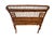 Vintage Brighton Pavilion Style Burnt Bamboo & Cane Settee Bench, C. 1970s For Sale In Miami - Image 6 of 11